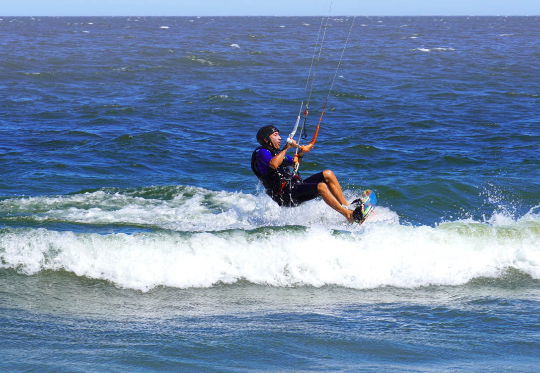 learning kitesurf with oaxakite